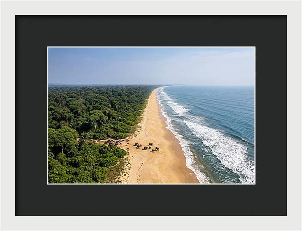 Loango Coastline From Above