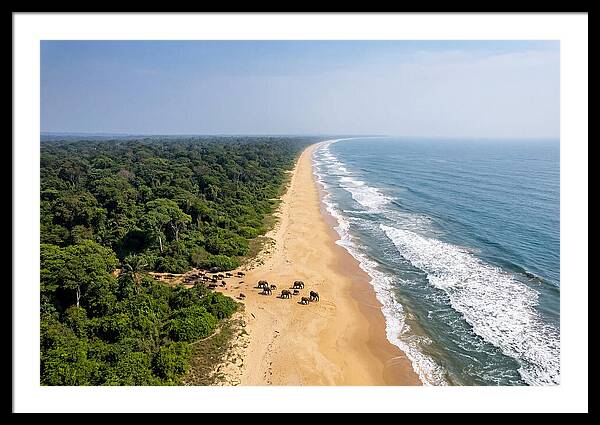 Loango Coastline From Above