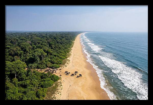 Loango Coastline From Above