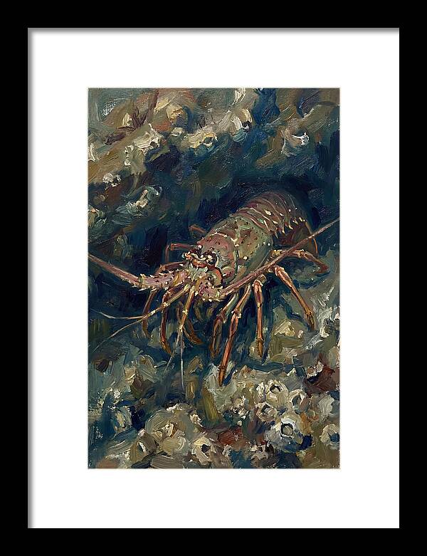 Lobster Among Coral Reefs