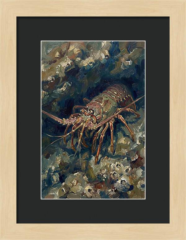 Lobster Among Coral Reefs