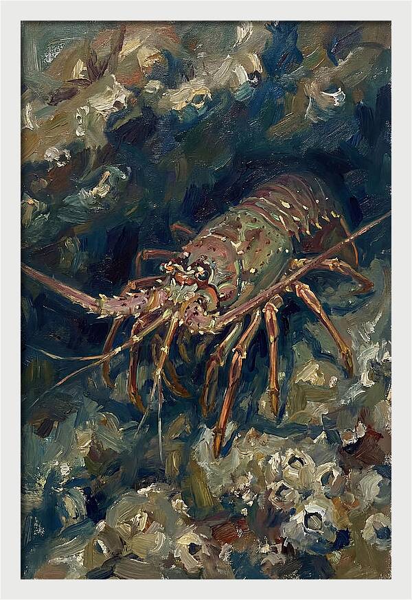 Lobster Among Coral Reefs