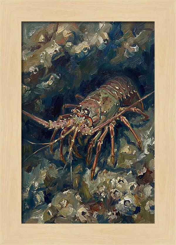 Lobster Among Coral Reefs