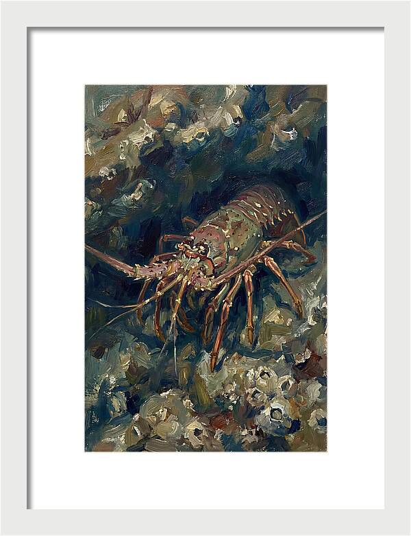 Lobster Among Coral Reefs