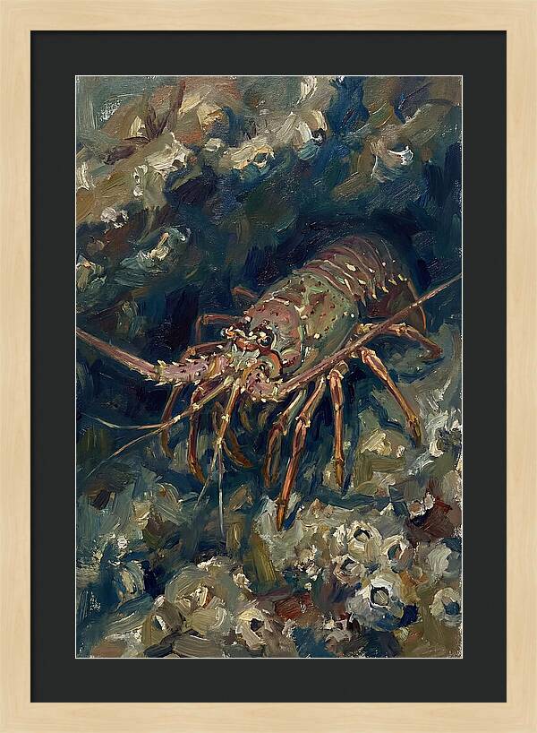 Lobster Among Coral Reefs