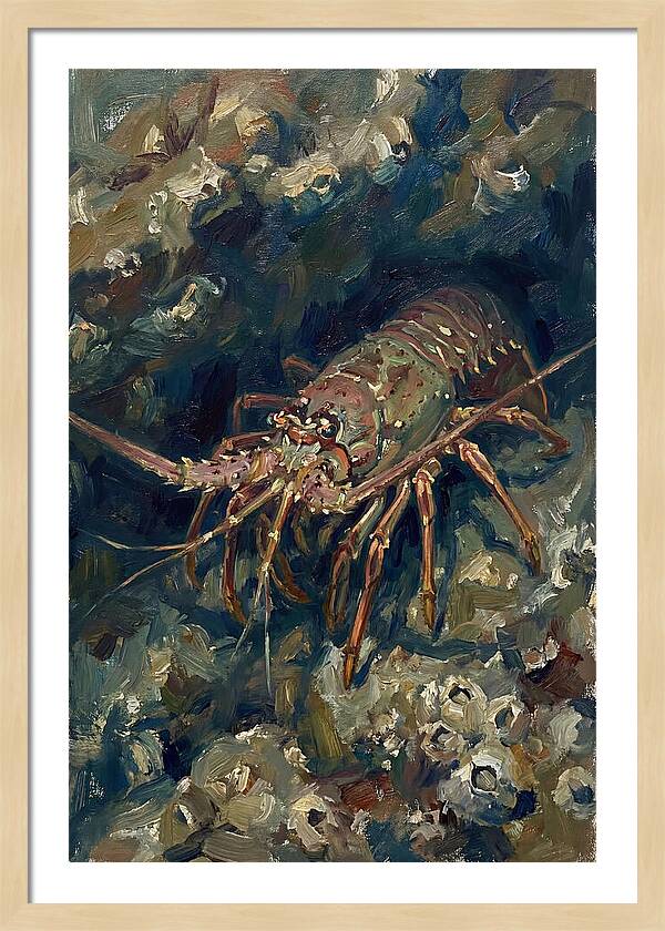 Lobster Among Coral Reefs