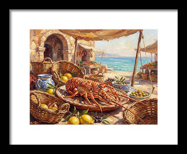Lobster By The Mediterranean Sea
