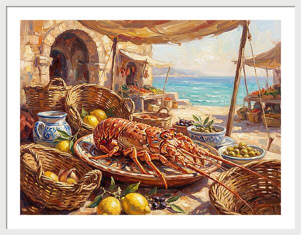 Lobster By The Mediterranean Sea