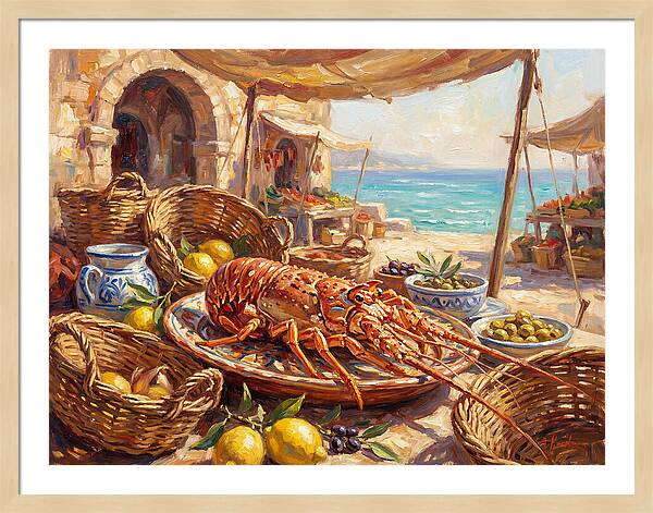 Lobster By The Mediterranean Sea