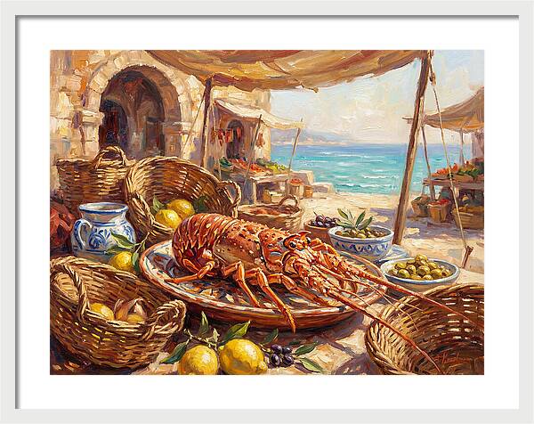 Lobster By The Mediterranean Sea
