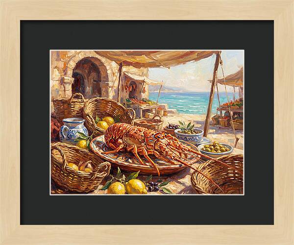 Lobster By The Mediterranean Sea