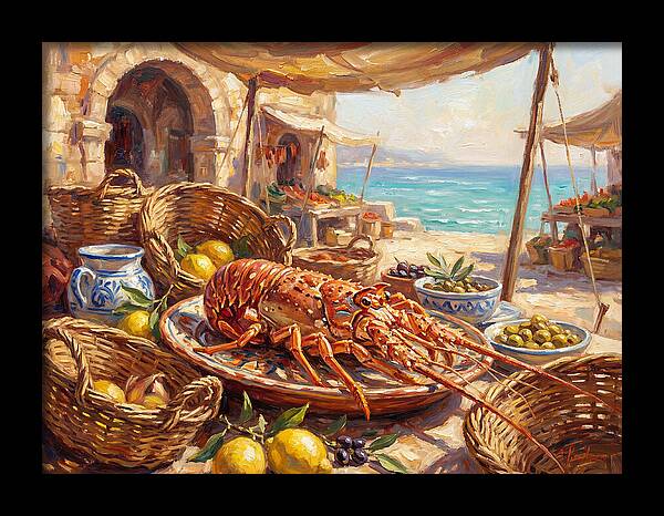 Lobster By The Mediterranean Sea