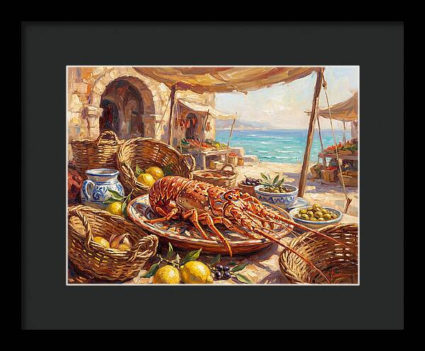 Lobster By The Mediterranean Sea