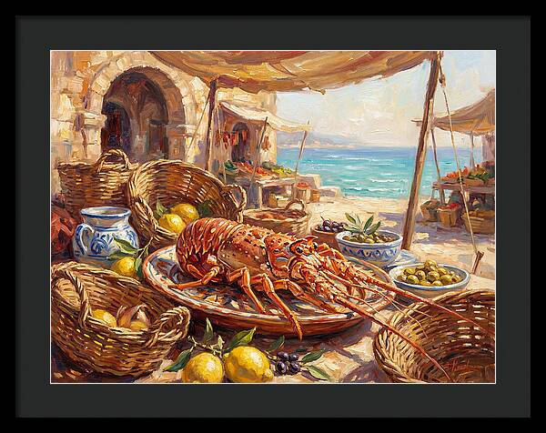 Lobster By The Mediterranean Sea