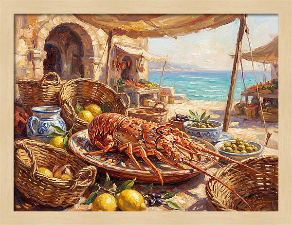 Lobster By The Mediterranean Sea