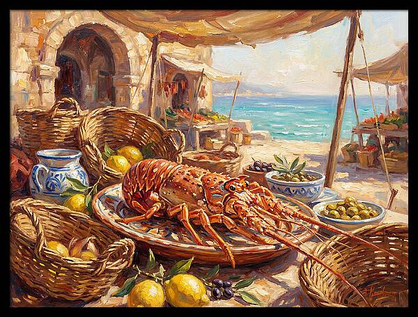 Lobster By The Mediterranean Sea