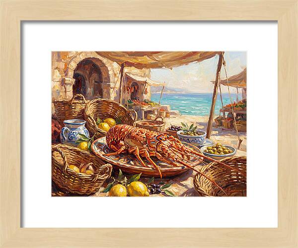Lobster By The Mediterranean Sea