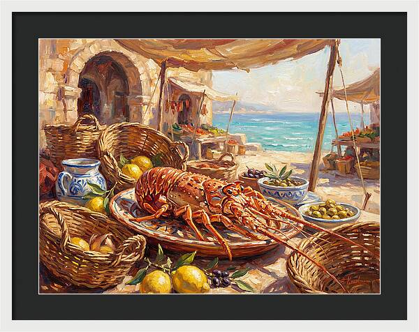 Lobster By The Mediterranean Sea