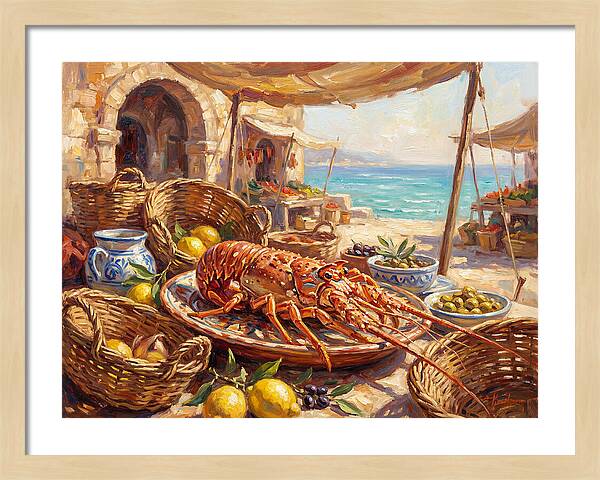 Lobster By The Mediterranean Sea