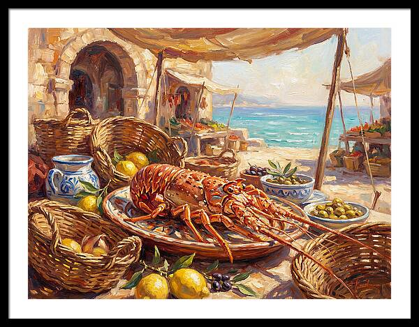 Lobster By The Mediterranean Sea