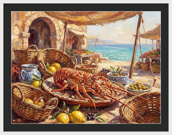 Lobster By The Mediterranean Sea