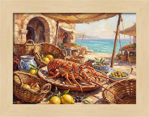 Lobster By The Mediterranean Sea