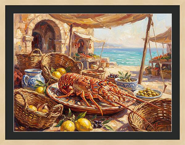 Lobster By The Mediterranean Sea