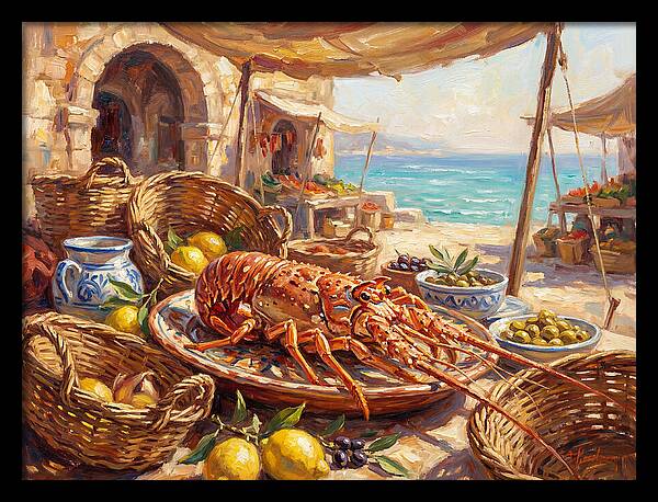 Lobster By The Mediterranean Sea
