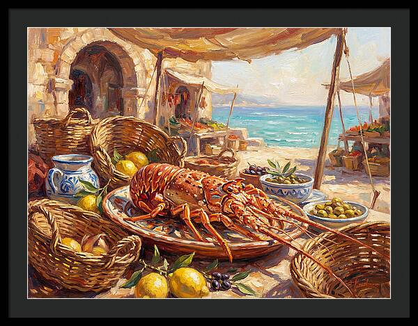 Lobster By The Mediterranean Sea