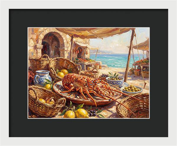 Lobster By The Mediterranean Sea
