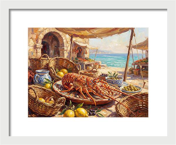 Lobster By The Mediterranean Sea