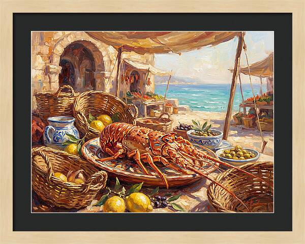 Lobster By The Mediterranean Sea