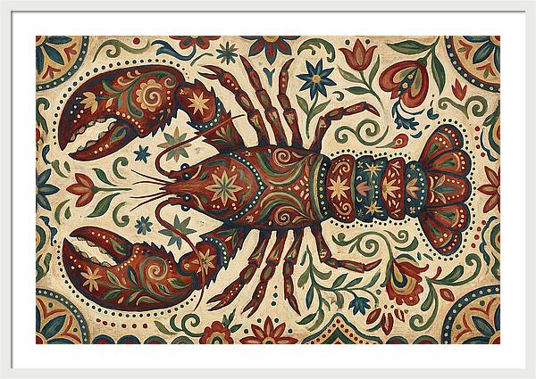 Lobster Folk Art