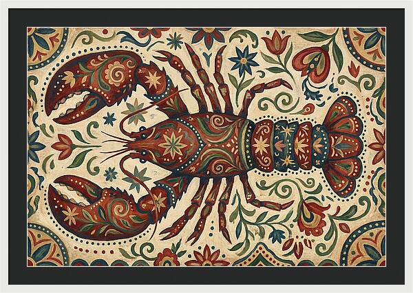 Lobster Folk Art