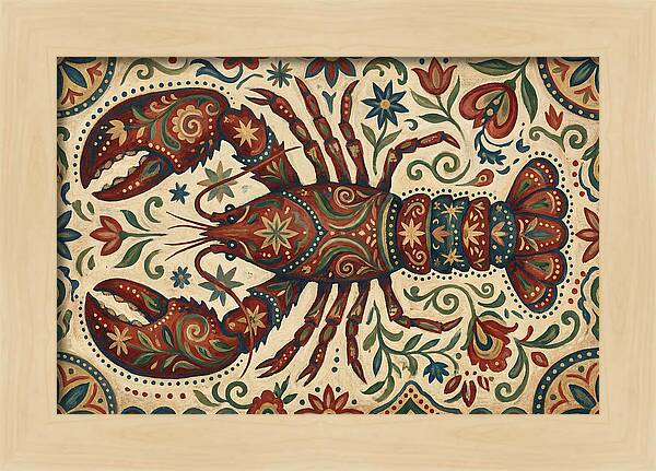Lobster Folk Art