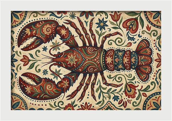 Lobster Folk Art
