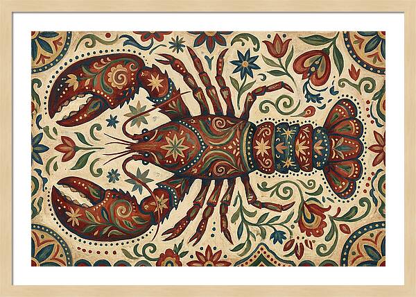 Lobster Folk Art