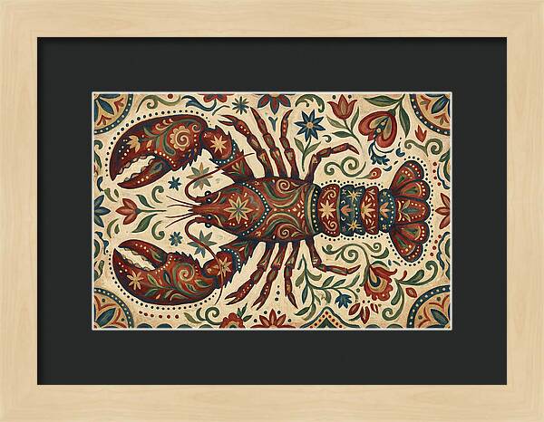 Lobster Folk Art