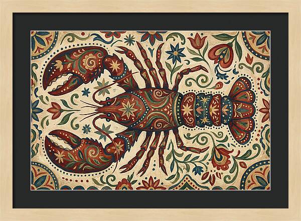 Lobster Folk Art