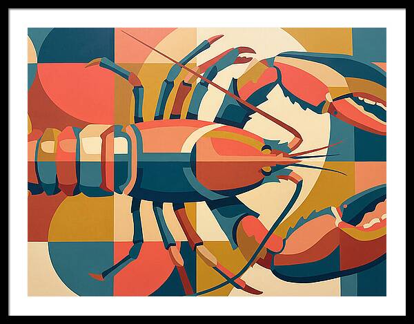 Lobster In Vibrant Geometry