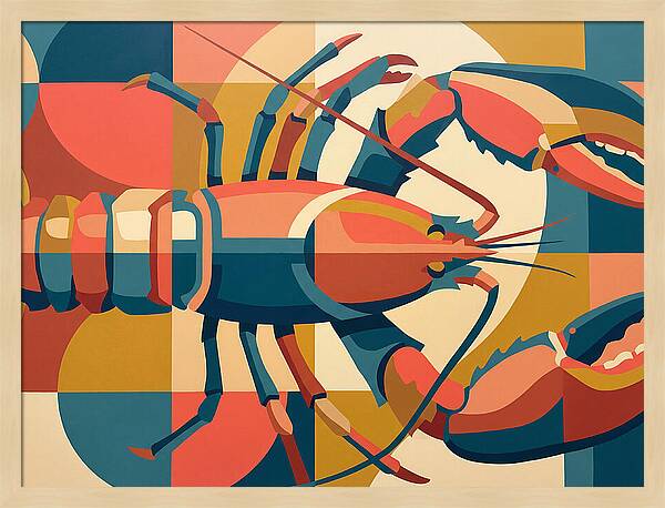 Lobster In Vibrant Geometry
