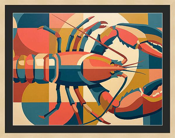 Lobster In Vibrant Geometry