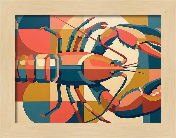 Lobster In Vibrant Geometry