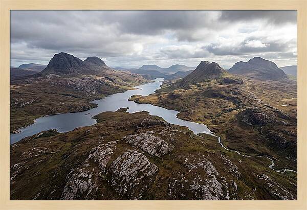 Loch Assynt And Suilven From Above