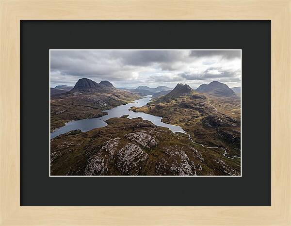 Loch Assynt And Suilven From Above