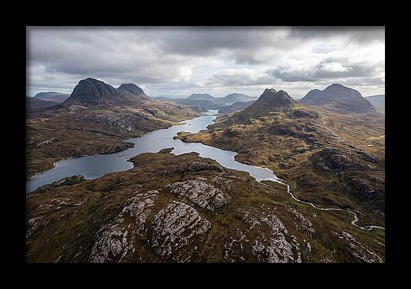 Loch Assynt And Suilven From Above