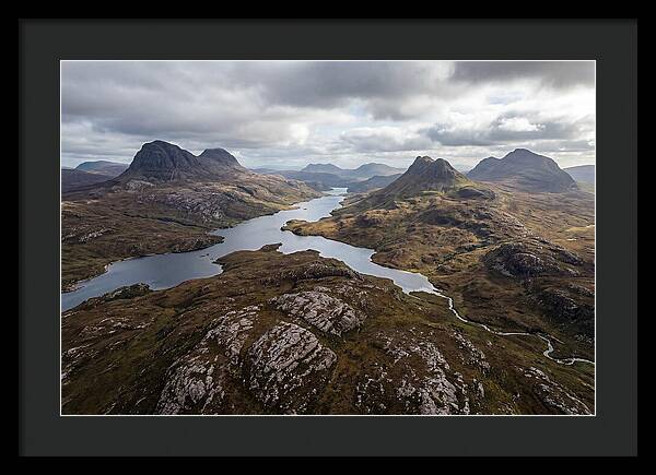 Loch Assynt And Suilven From Above