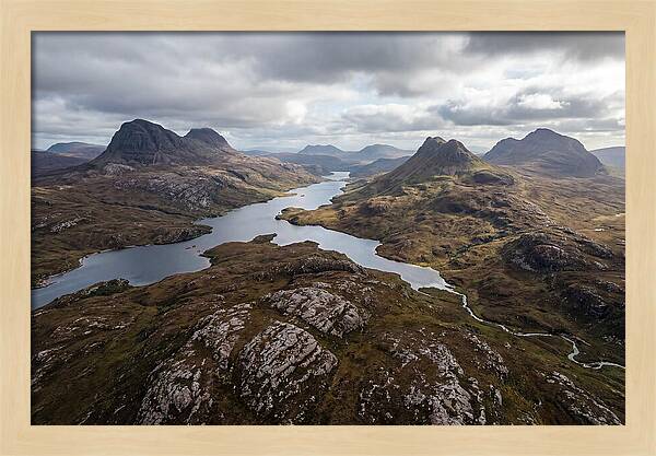 Loch Assynt And Suilven From Above