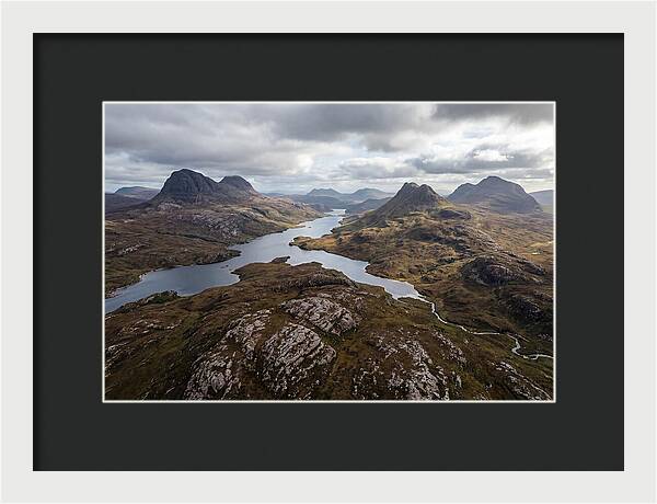 Loch Assynt And Suilven From Above
