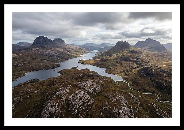 Loch Assynt And Suilven From Above